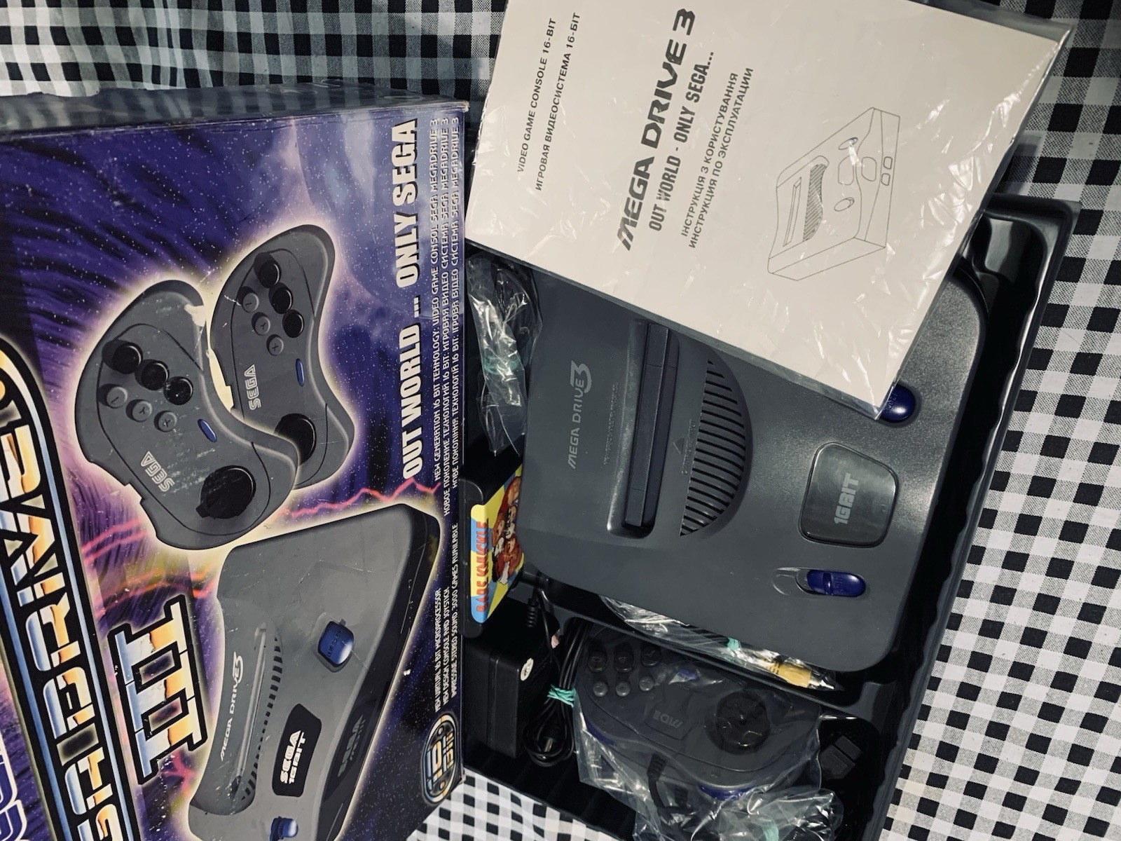 Sega Mega Drive 3 (Сега) 16-bit Clone (MD) Collectible Game Console (Rare)