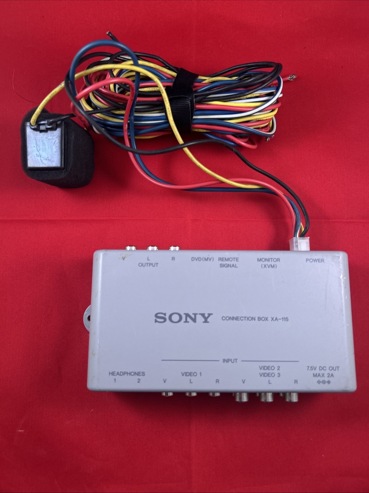 Vintage Sony Playstation Connection Box XA-115 w/ accessories