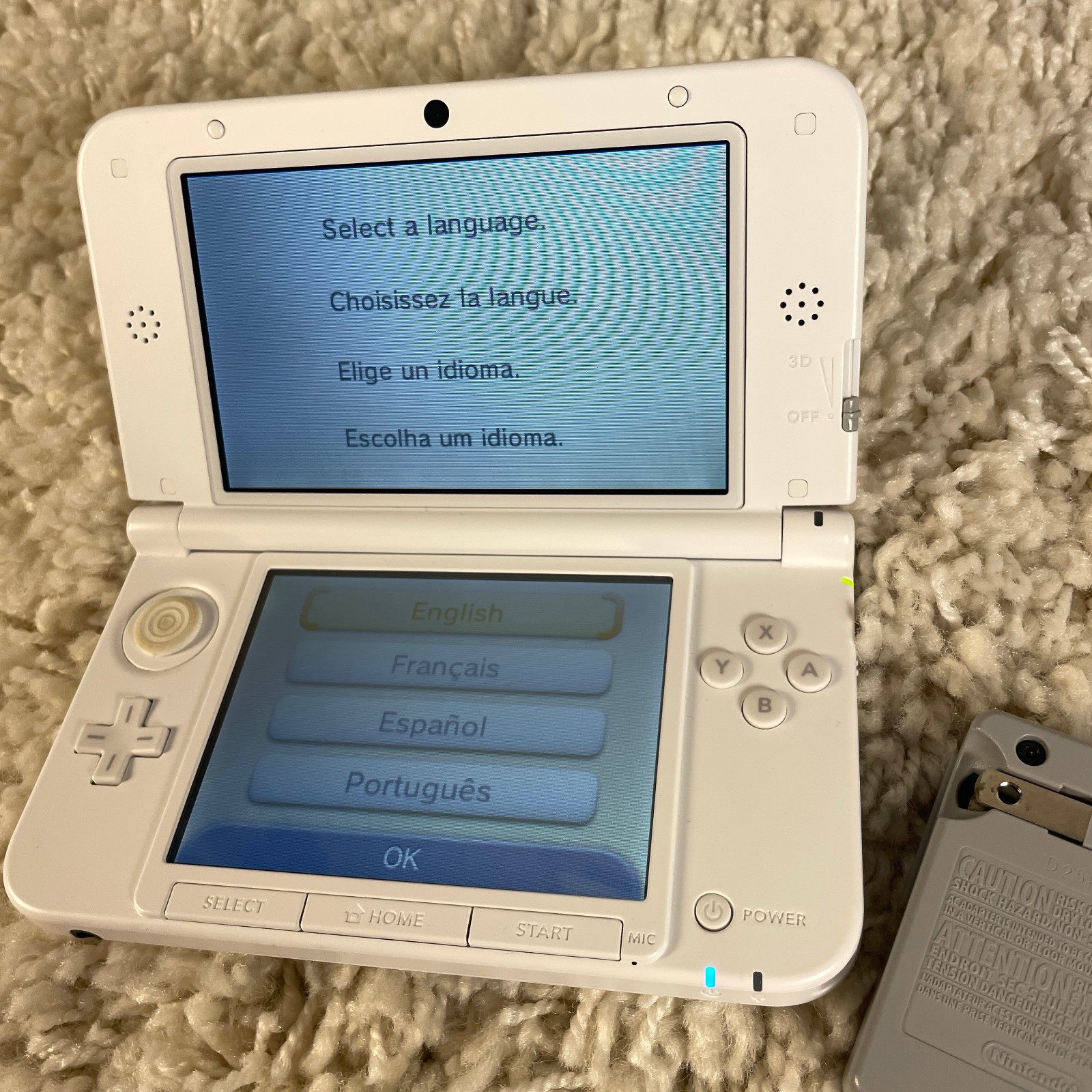 Nintendo 3DS XL Console Animal Crossing New Leaf Edition Handheld SPR-001 Tested