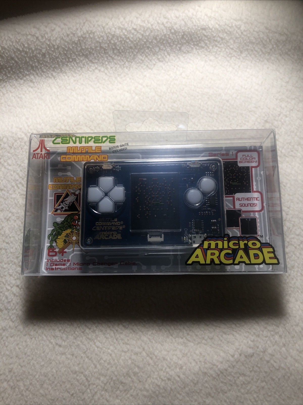 Atari Micro Arcade Centipede & Missile Command Series 2019 Handheld Game – NEW