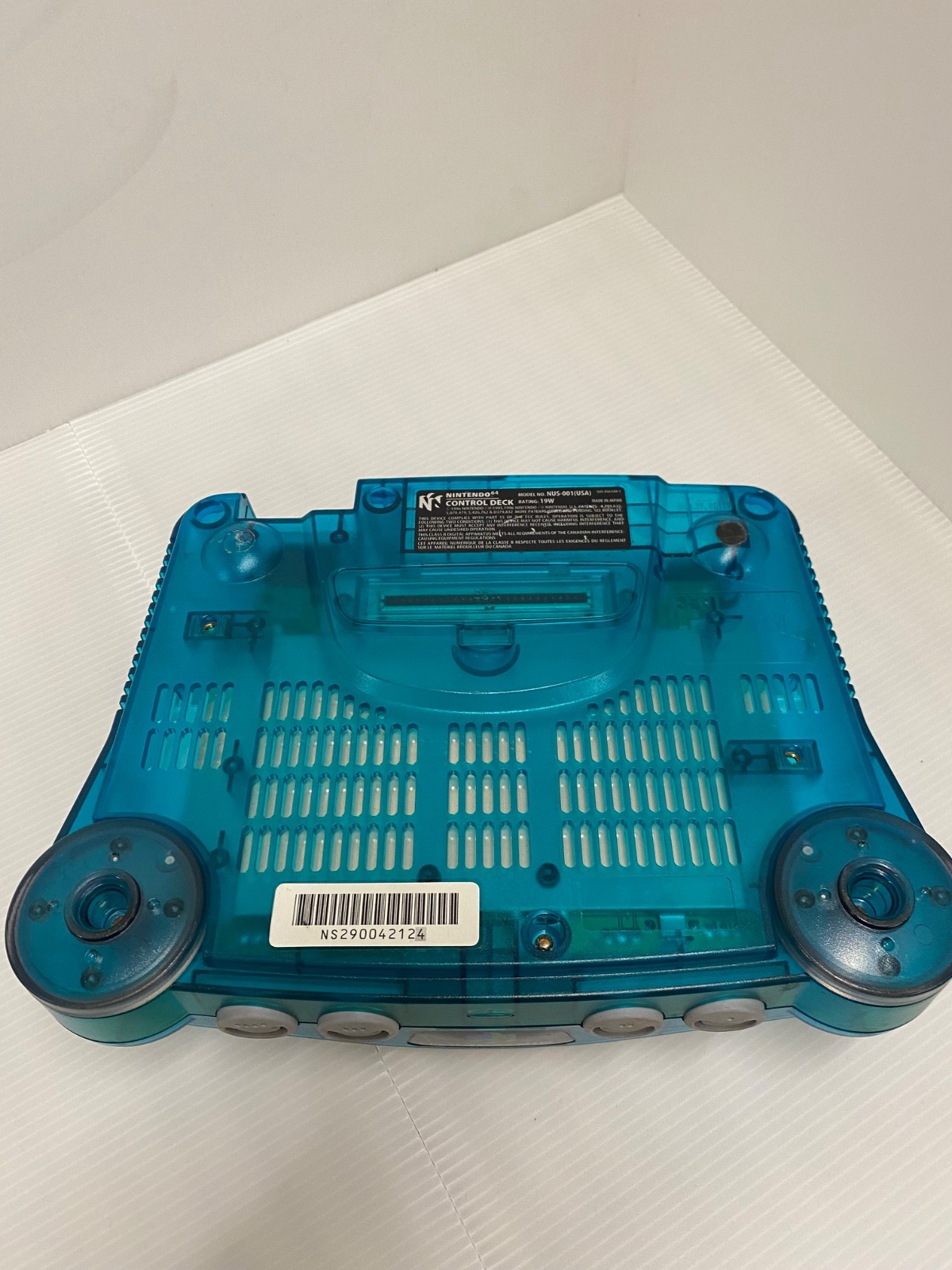 NINTENDO 64 ICE BLUE NUS-001 USA TESTED / WORKING