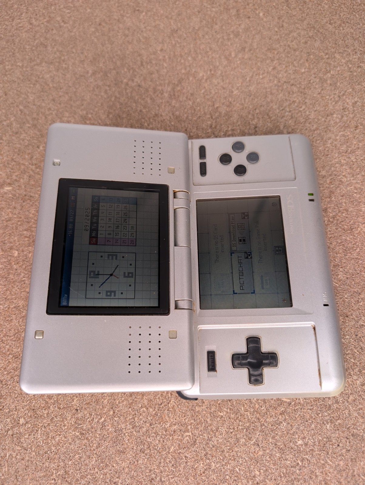 Nintendo DS Original Console Titanium Silver – Tested Works