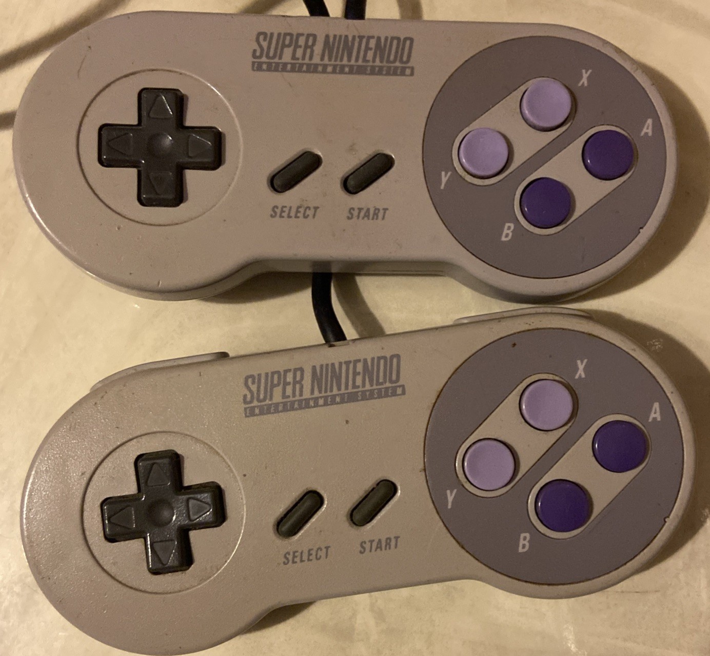 SNES Super Nintendo Console With 2 Controllers, Cords & Games – READ DESCRIPTION