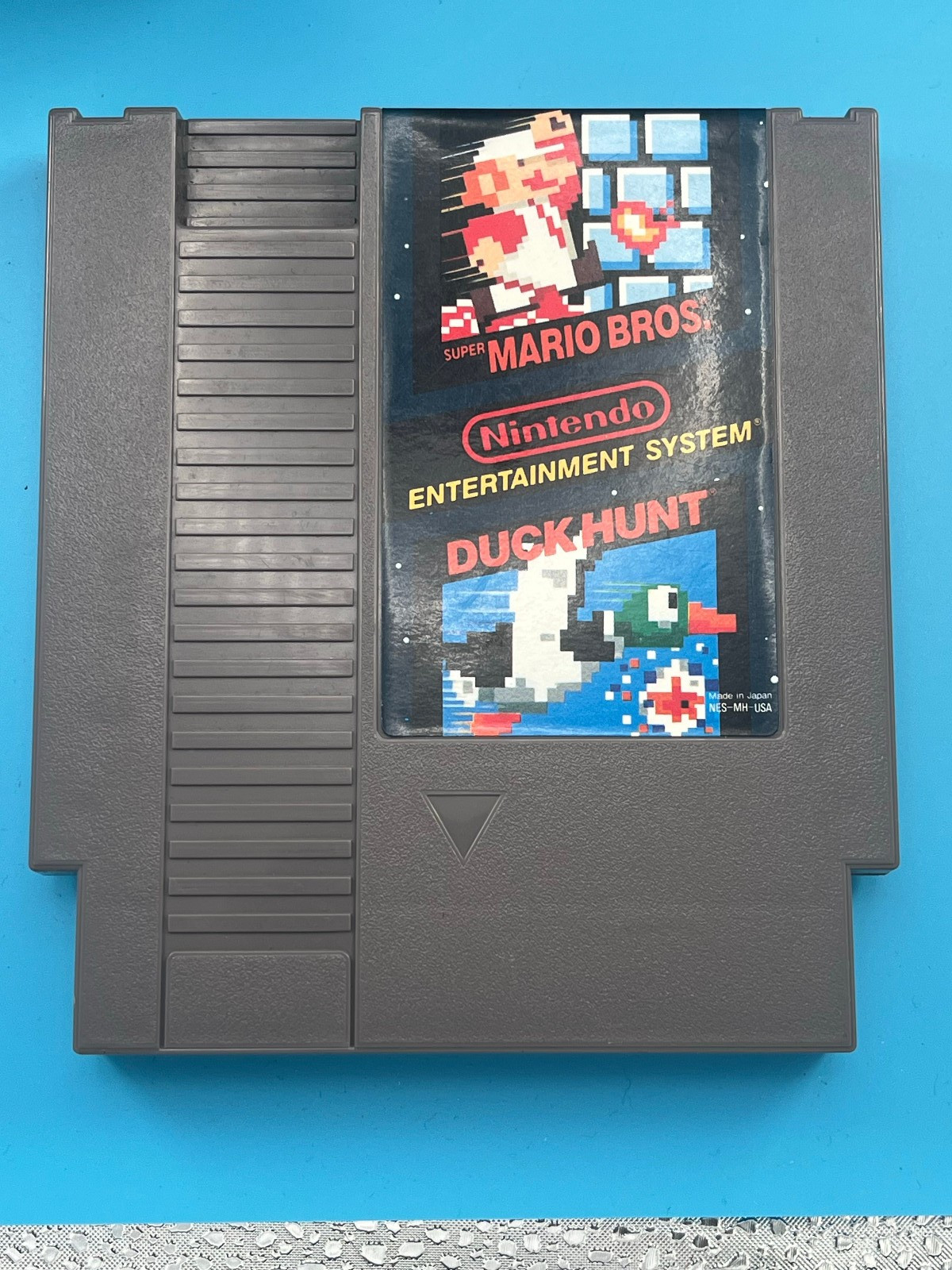 Nintendo NES Action Set (Blue Box), Mario/Duck Hunt, Cords, Controlers, Zapper