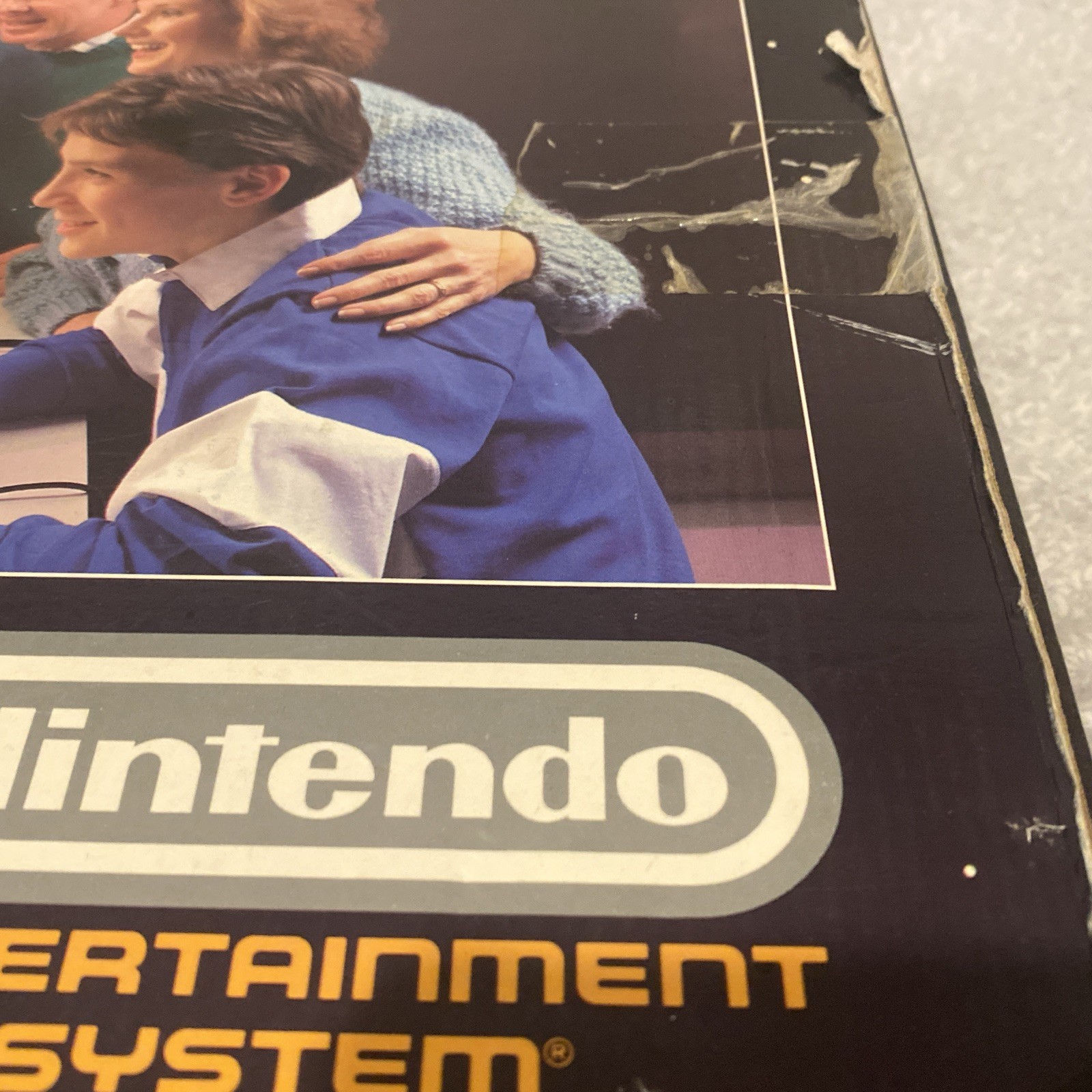 Nintendo NES Action Set Home Console In Box Tested w/ Styrofoam And Controllers
