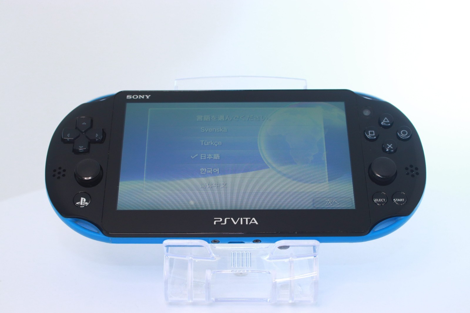 JP Game PS Vita PCH-2000 Blue Black [ Rank：B]