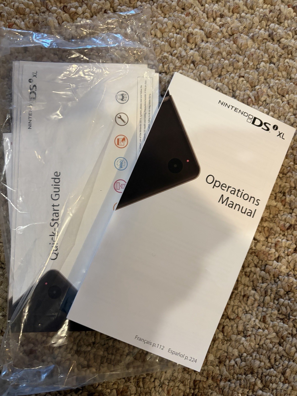 Nintendo DSi XL Metallic Rose In Box Stylus ManualChargerTested Workin G2U