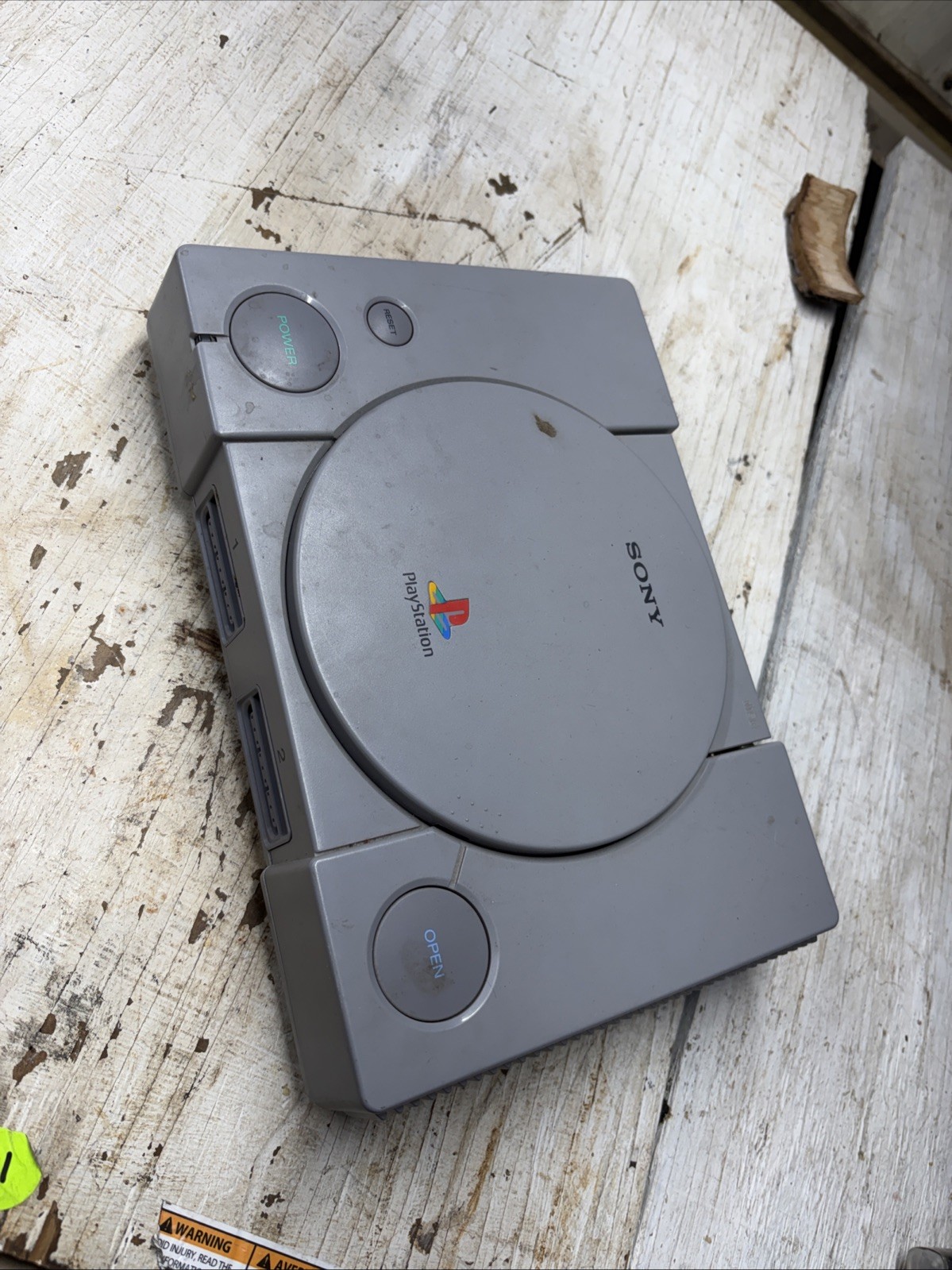 Sony PlayStation Launch Edition Gray Console (SCPH-5001) Powers On Don’t Spin