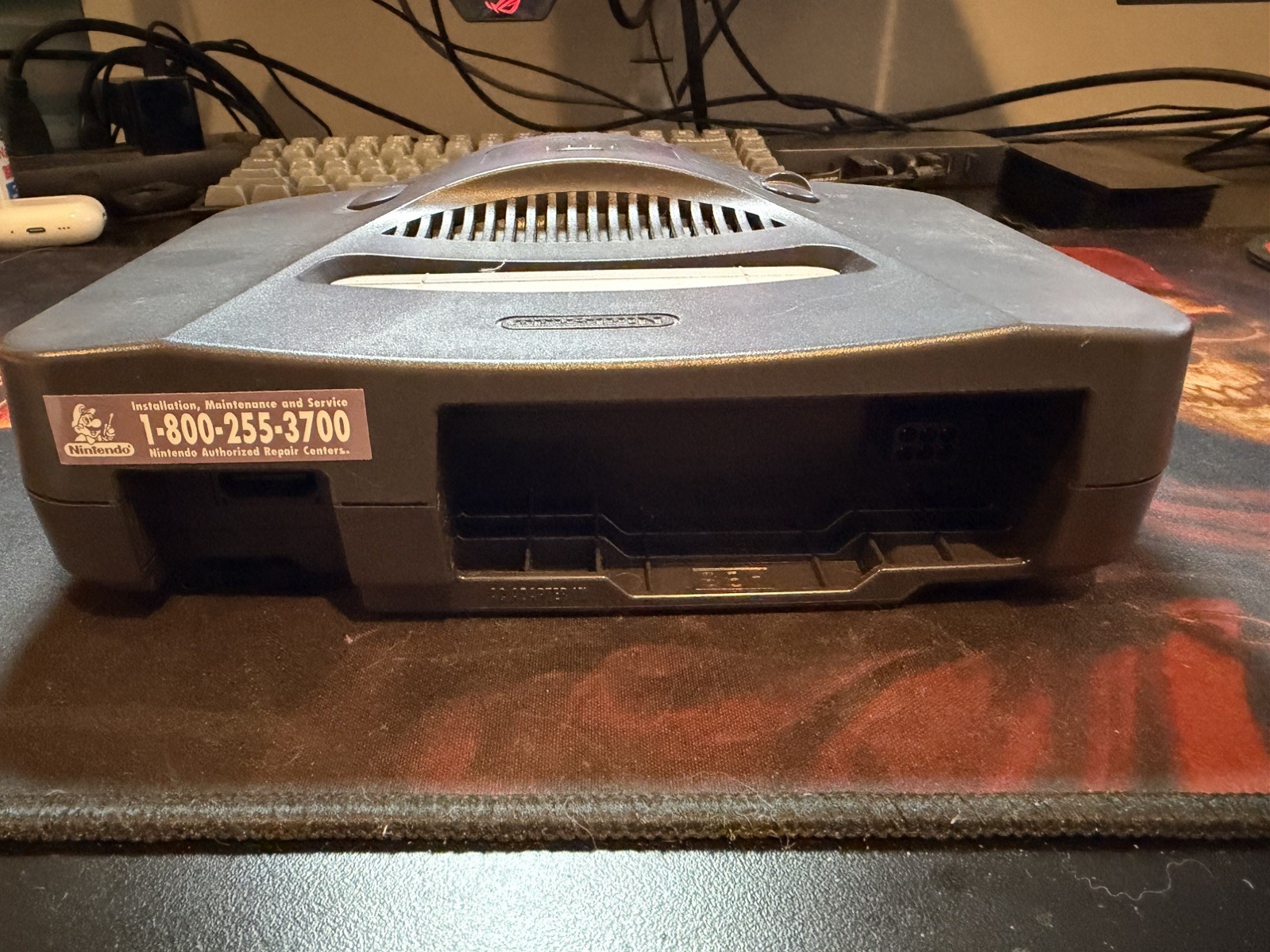 Nintendo 64 Game Console with Memory Expansion Pak and 2 Tight Controllers