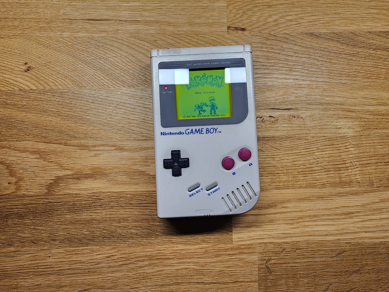 Original Nintendo Game Boy DMG Handheld Authentic *RESTORED + Glass Screen Lens!