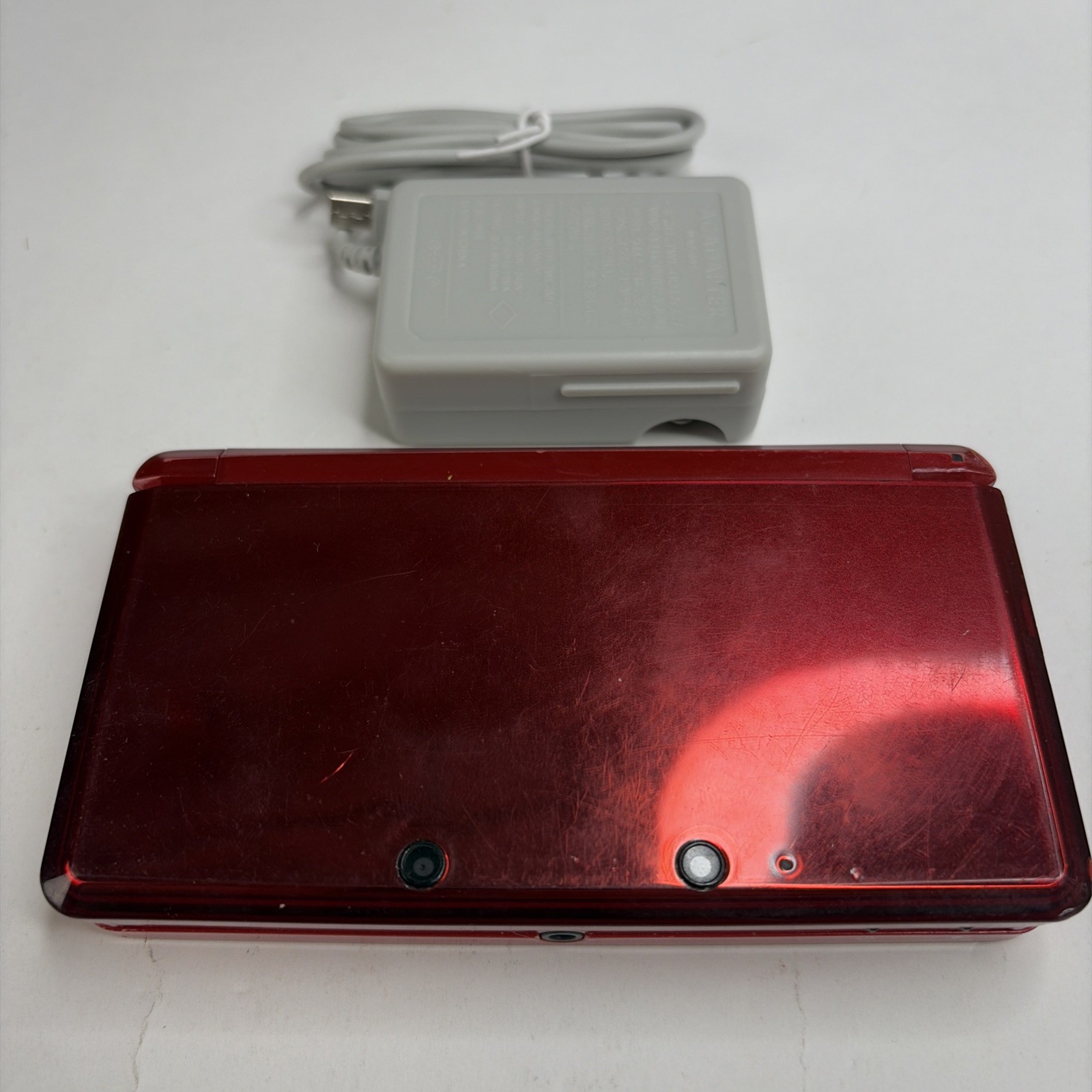 Nintendo 3DS System – Red Region USA, Charger US Model