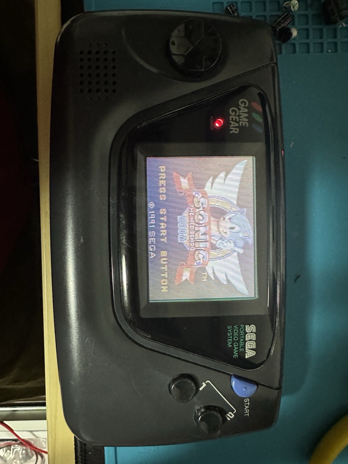 SEGA Game Gear Handheld System – Black – Recapped