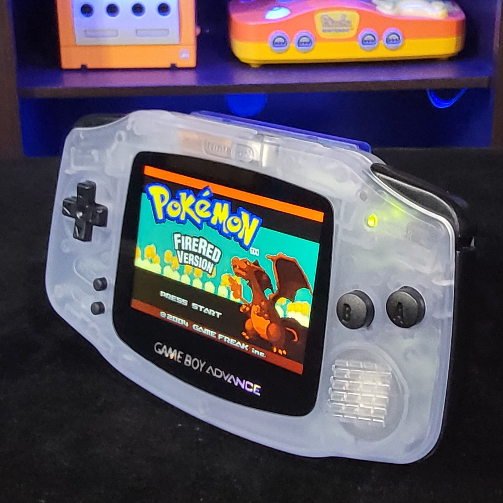 Glacial Game Boy Advance GBA iPS LCD USB-C 1800 mAh Rechargeable Battery