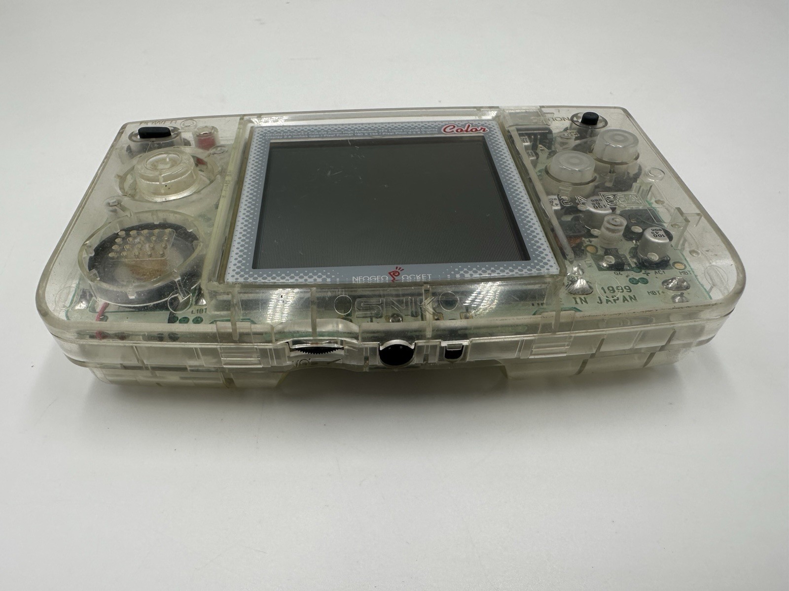 Neo Geo Pocket Color SNK Console Crystal Clear