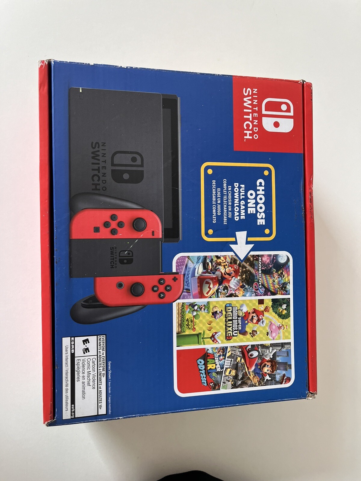 Nintendo Switch Mario Edition + 12 Games/Carry Case