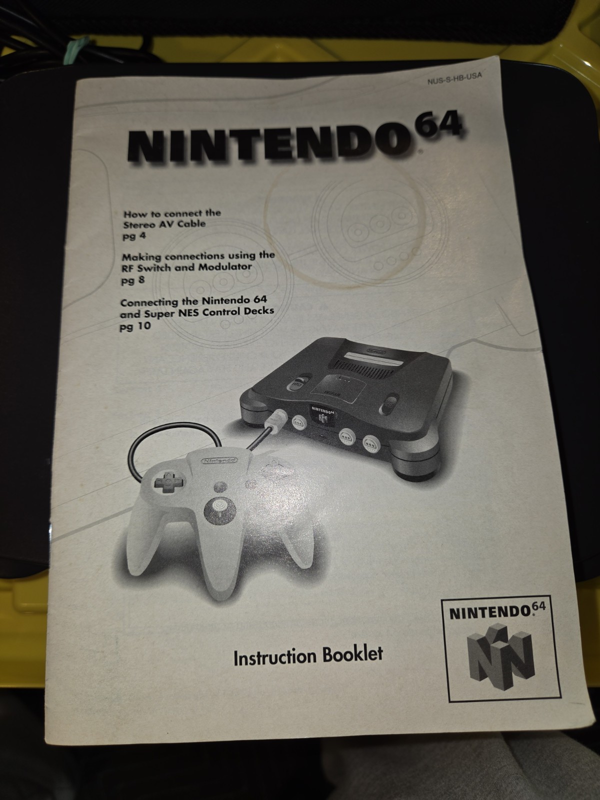Nintendo 64 Console Bundle Expansion Pack, Controller, Transfer Pak, Memory Card