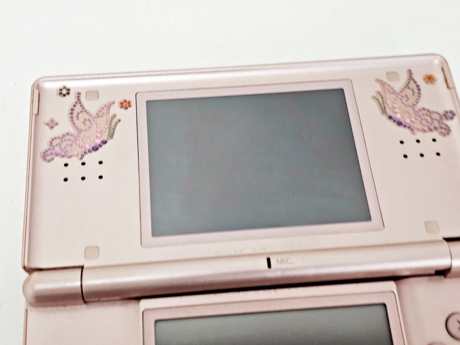 Nintendo DS Lite Console Metallic Rose JUNK 854