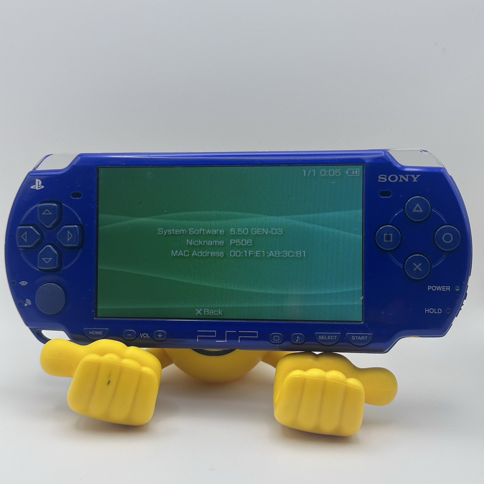 Sony PSP 2000 Blue Console TESTED + WORKING! no battery no charging cable incl.
