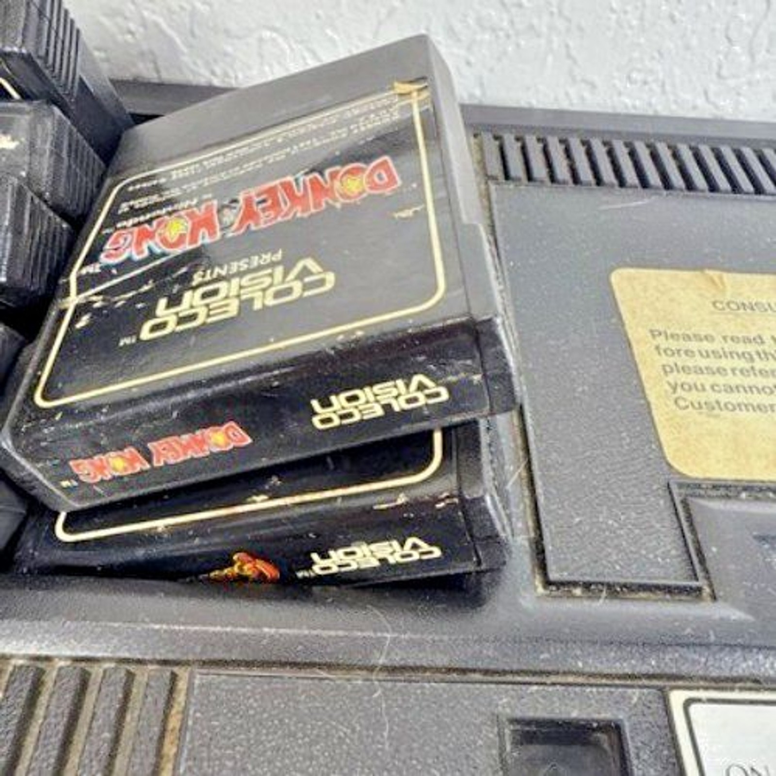 ColecoVision 2400 Console System Untested Console +7 Games (As Is Untested)