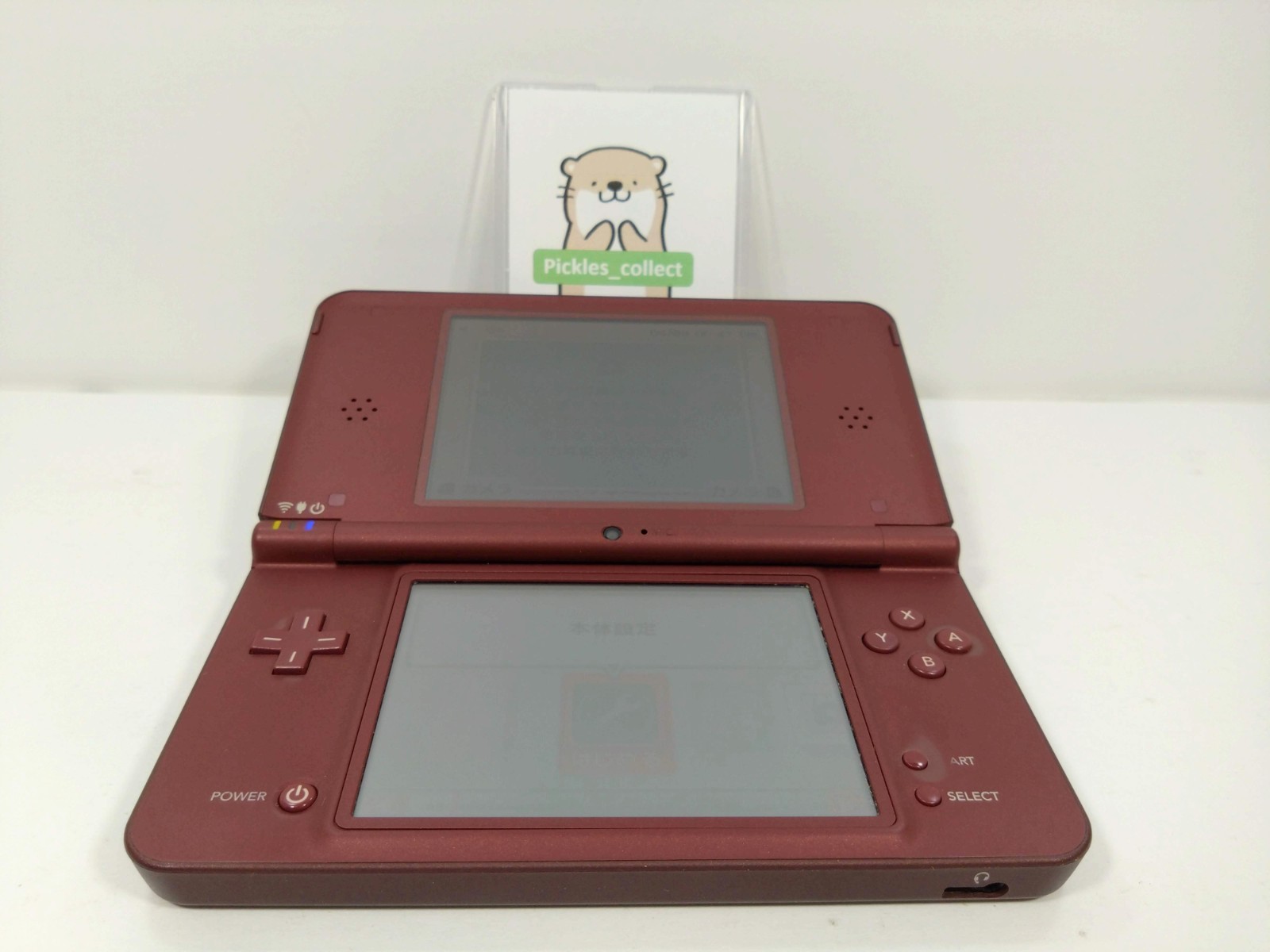 DSi LL XL Wine Red UTL-001 w/Stylus Language Japanese Tested Nintendo 0527C