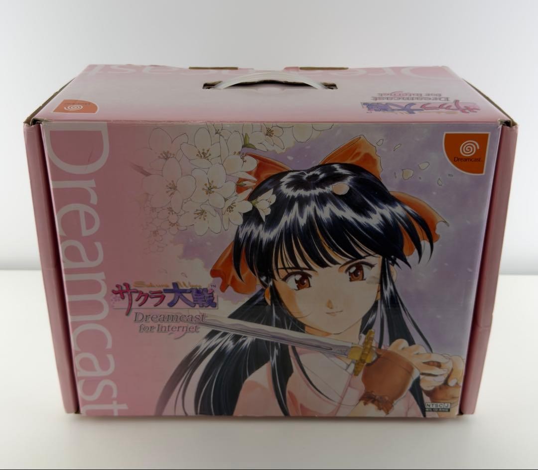 Sakura Wars Pink Sega Dreamcast HKT-3000 Japan console tested From Japan