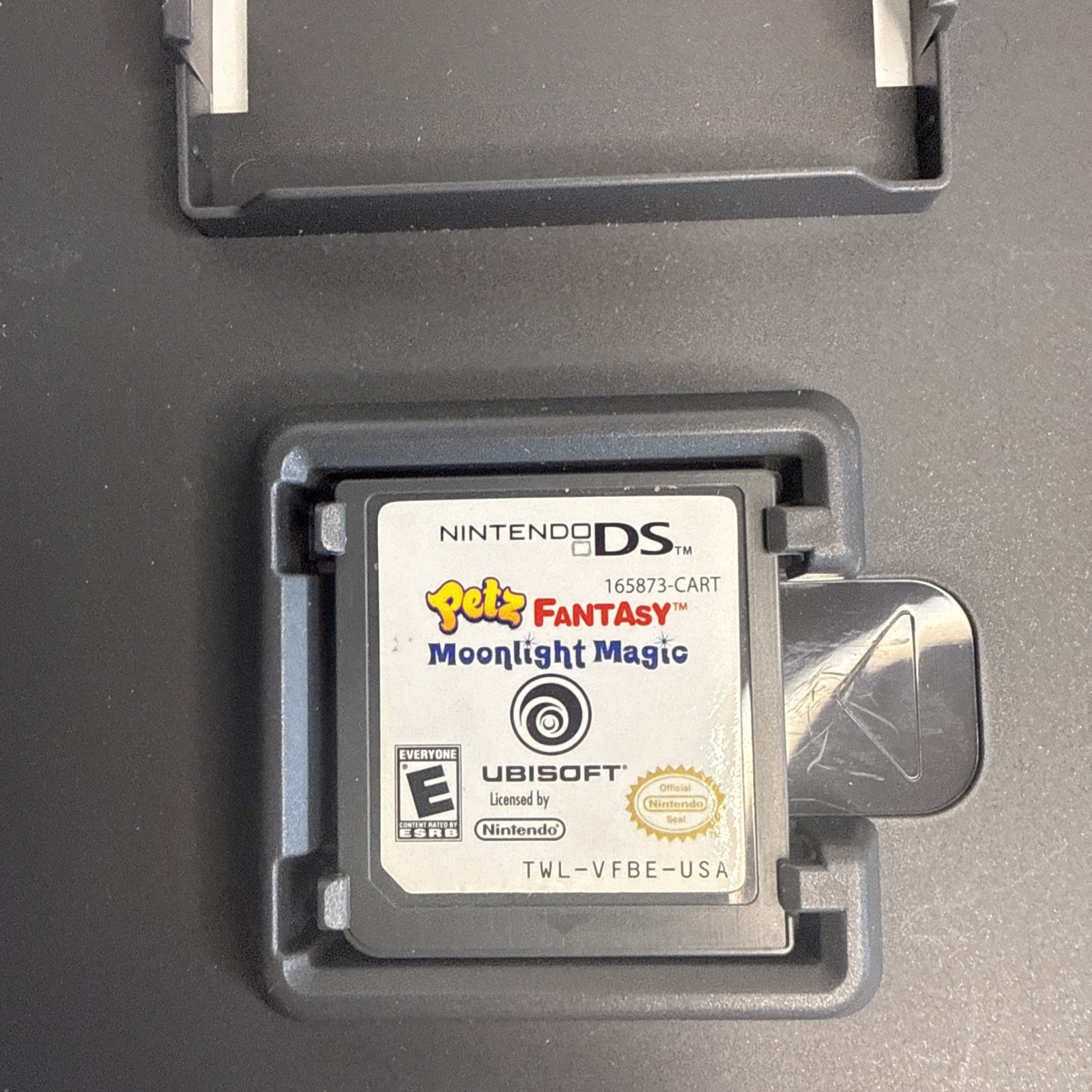 Nintendo DSi TWL-001 White Mario Rhinestone Cover Art OEM Charger Tetris Petz