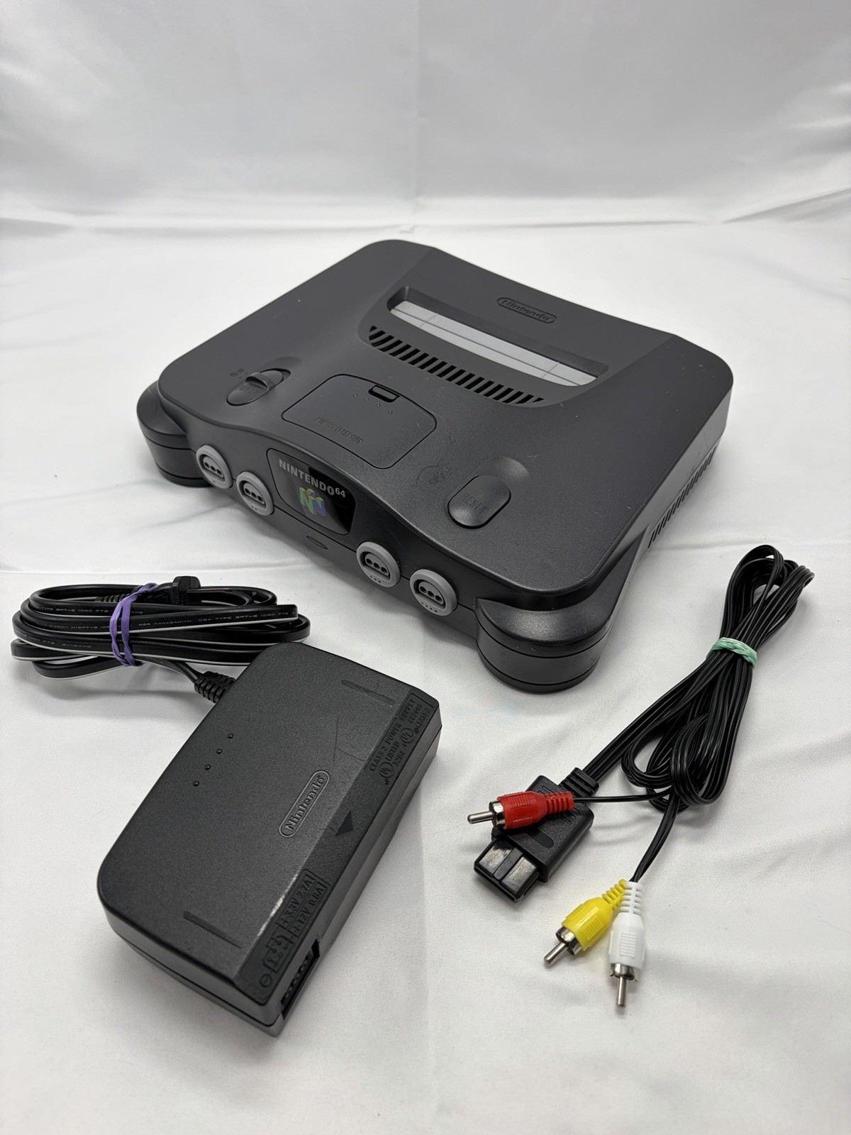 Nintendo 64 N64 Console with Expansion Pack Pak Tested Working No Accessories