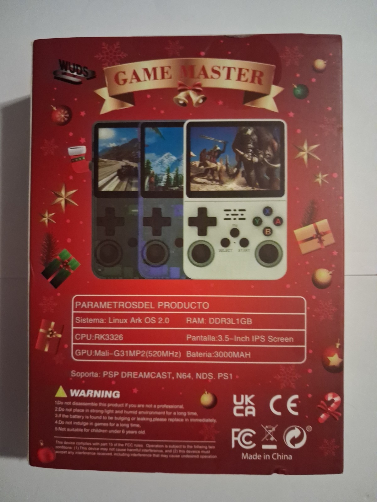 Game Master R36S Handheld Game Console – 15000+ Games, 3.5 In IPS Screen *NEW*