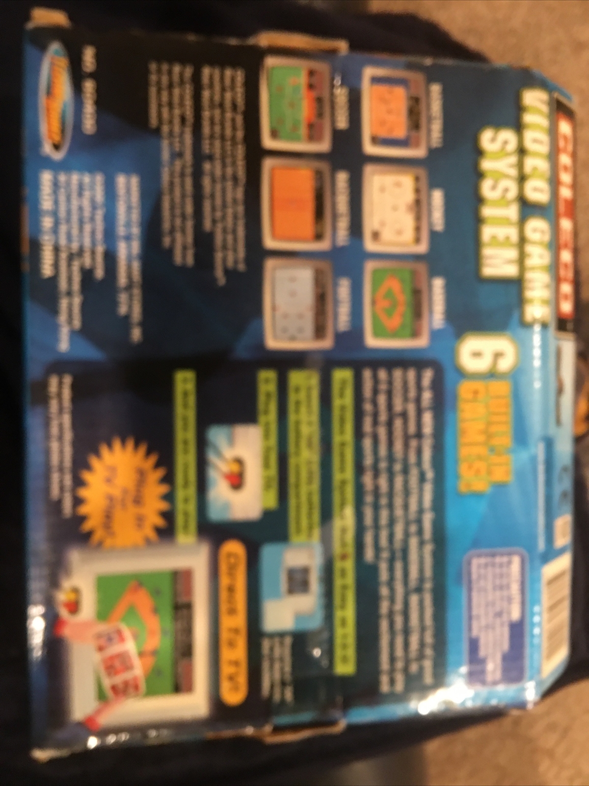 Coleco Video Game System 6 Built-In Games #60400 (2005) Open Box, Tested!