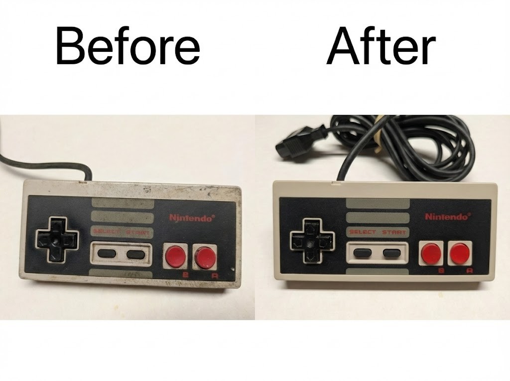 Nintendo NES Console Super Mario 3 Pack. New Caps + Regulator + POLISHED 72 Pin.