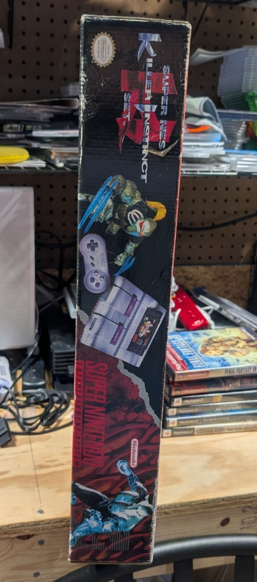 Super Nintendo (SNES) Killer Instinct Console Set – CIB IN BOX Matching Serial