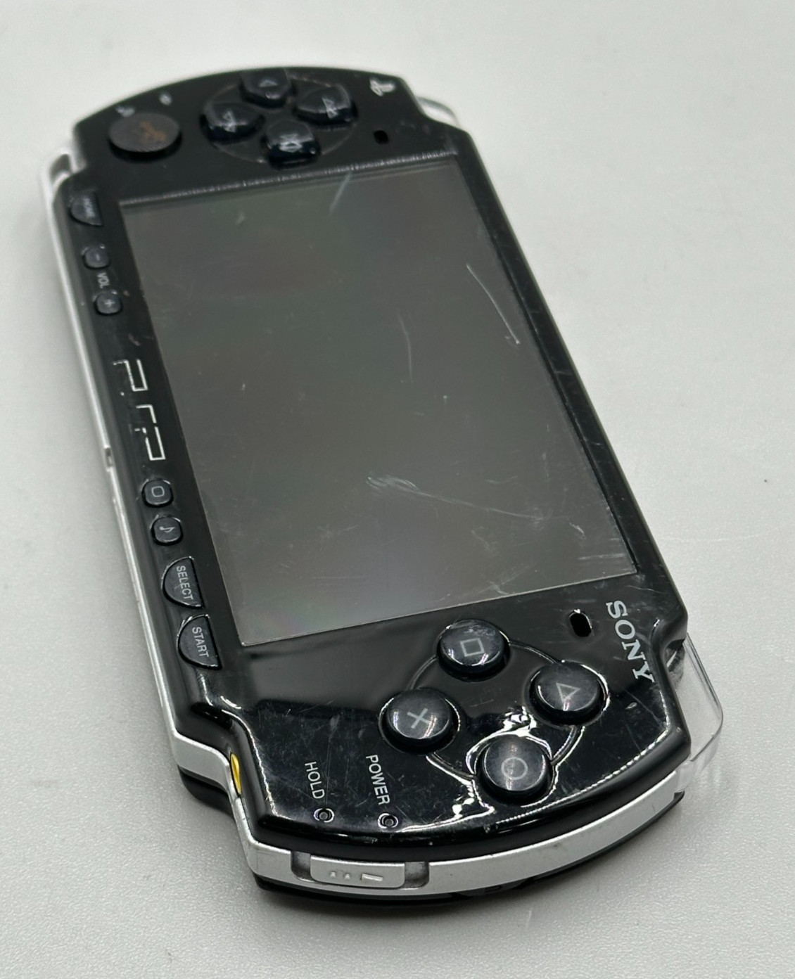 Sony PSP-2001 PlayStation Portable Handheld Console ONLY Black Fair Condition