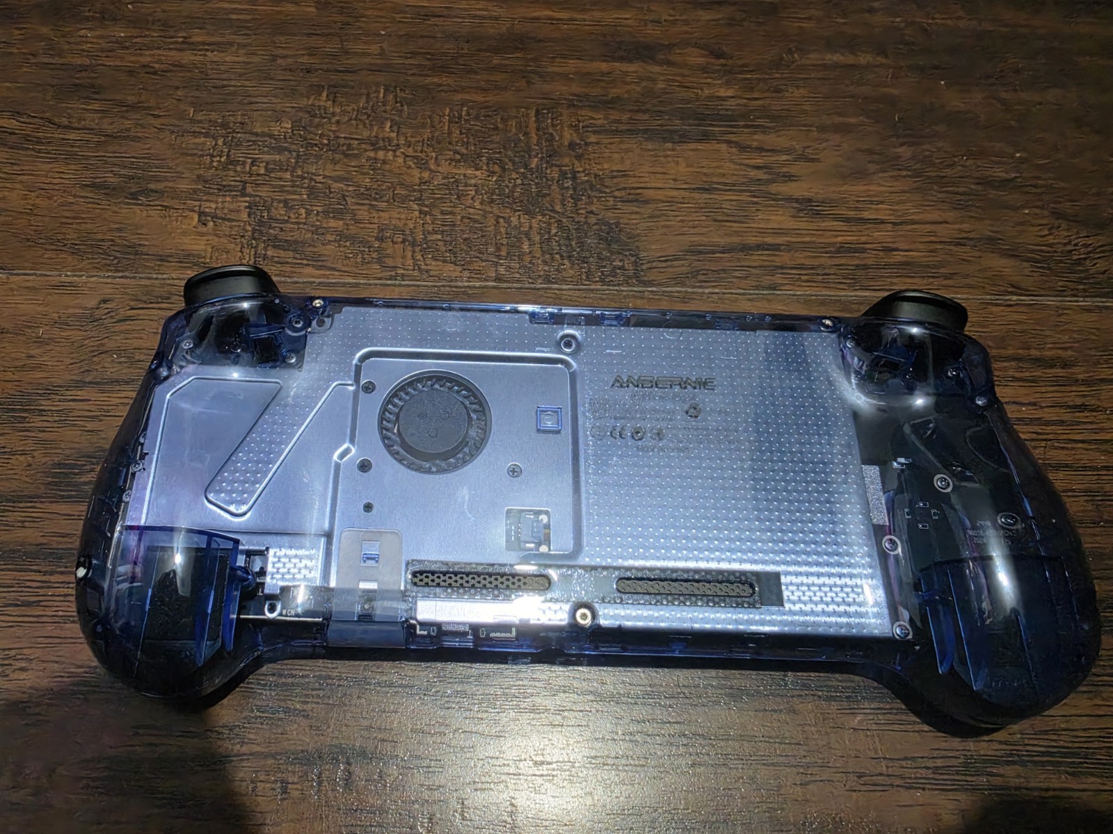 Anbernic RG556 Handheld Game Console Transparent Blue + 256 Gb SD Card