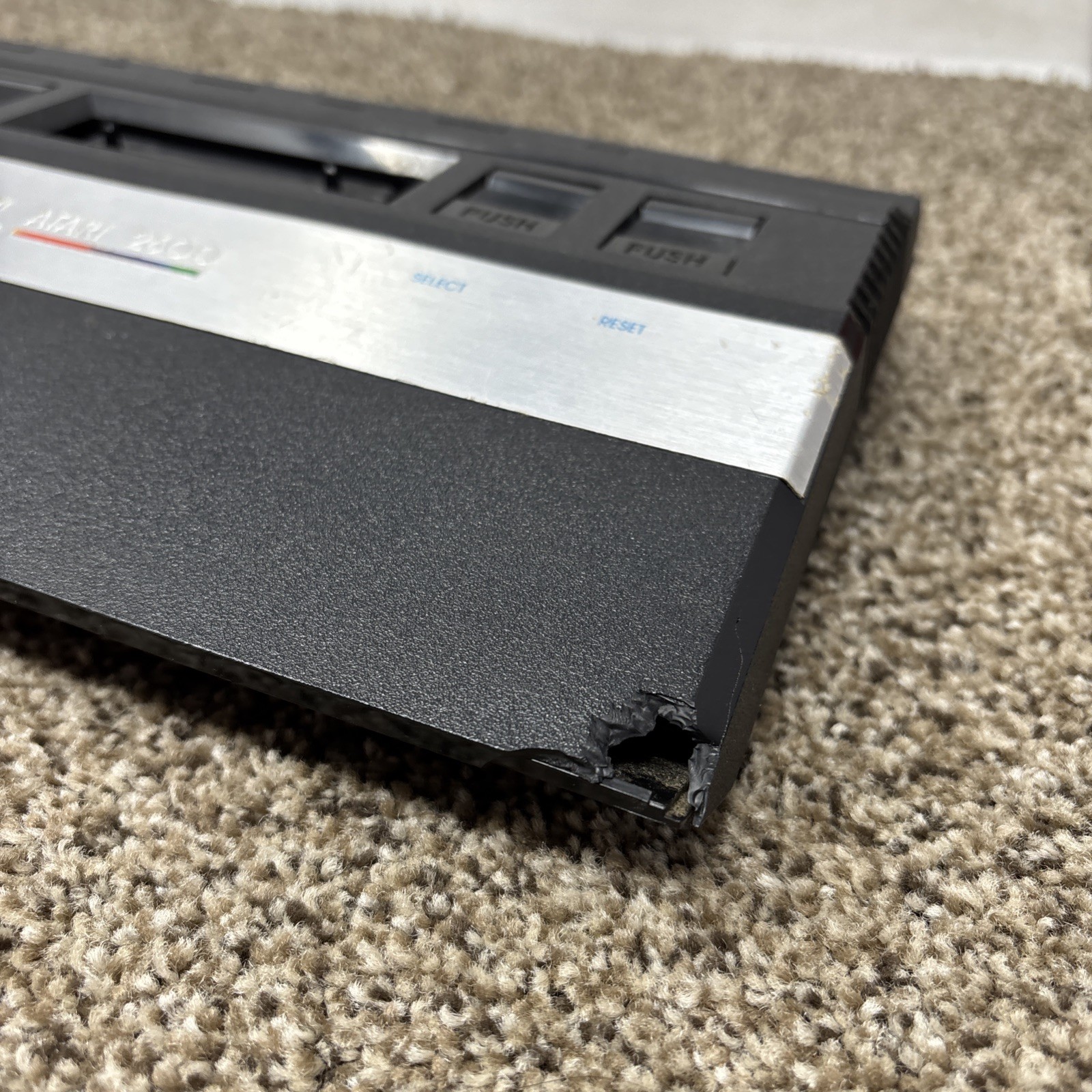 Atari 2600 JR Console In Box Tested With Matching Serial Number Tested READ