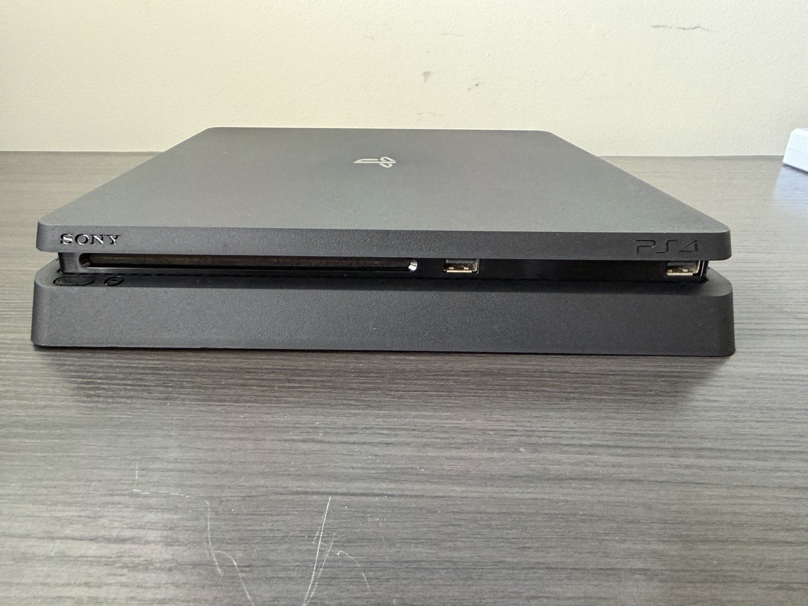 Sony PS4 Slim Black Console 500GB Bundle W/ Controller & Cables – Tested!