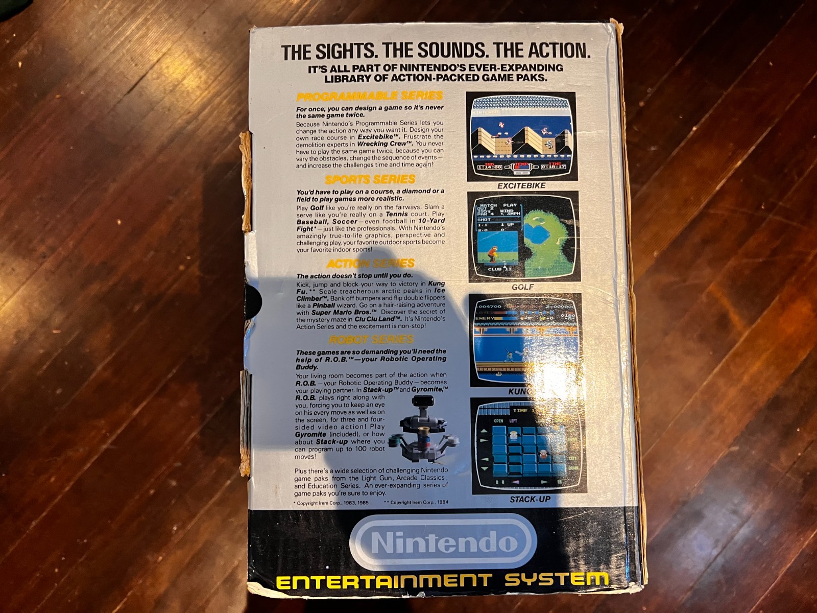 🎮In Box Nintendo NES DELUXE Set Console ROB Robot Duck Hunt Zapper 80’s⭐