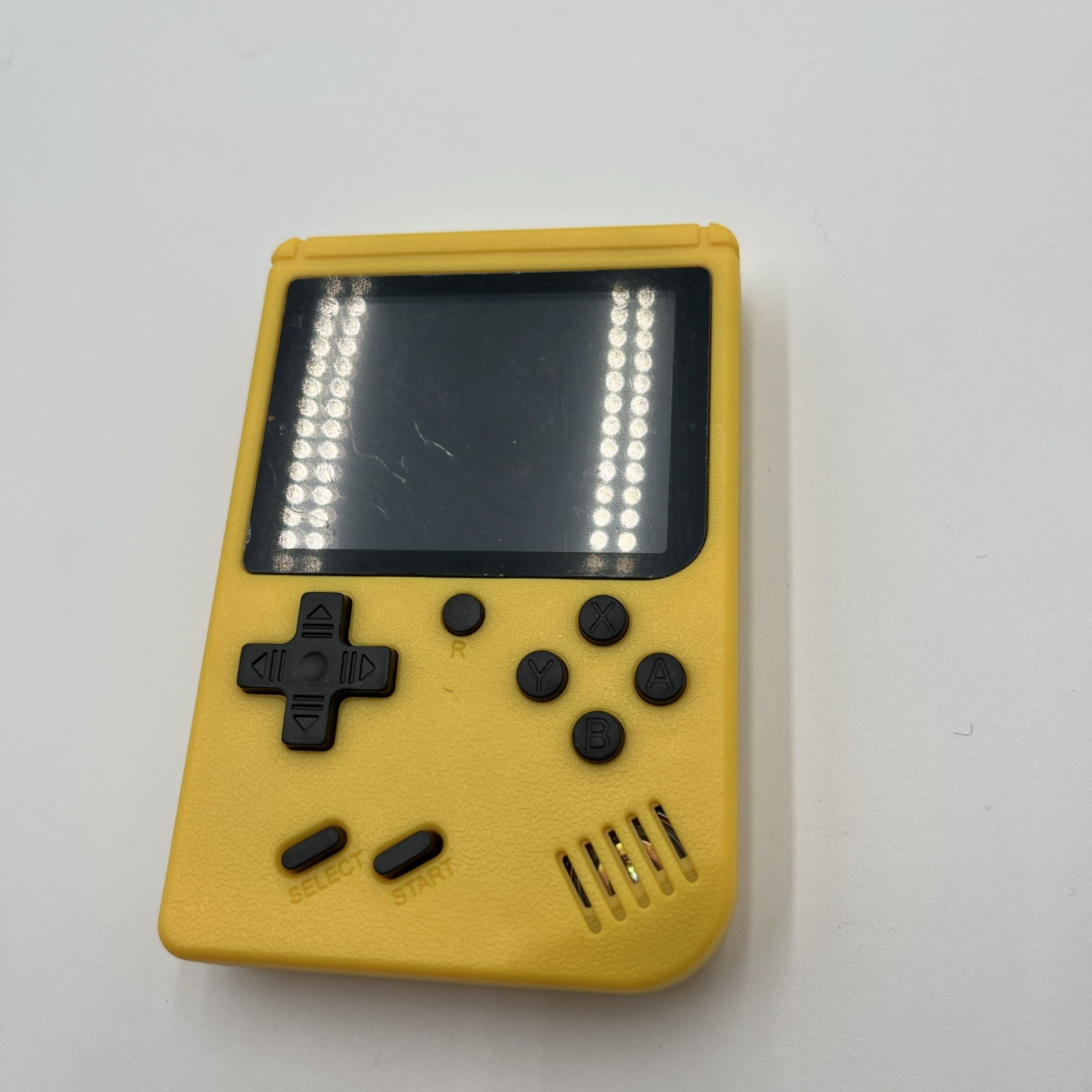 Handheld Game Console Game Box 400 in 1 8 Bit Retro Yellow 2.8 TET Tested Workin