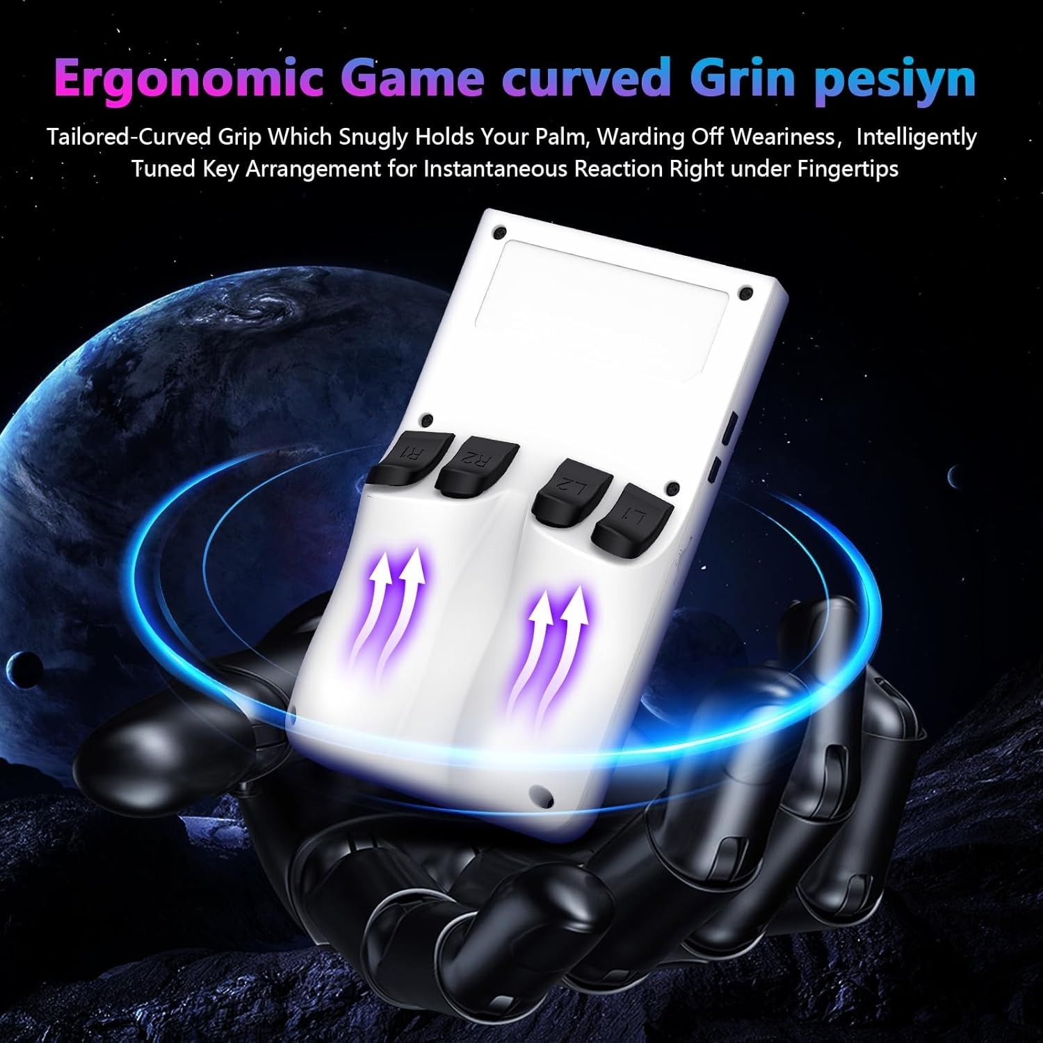 Handheld 64GB Retro Gaming Console with 18,000+ Classics and 4000mAh Battery