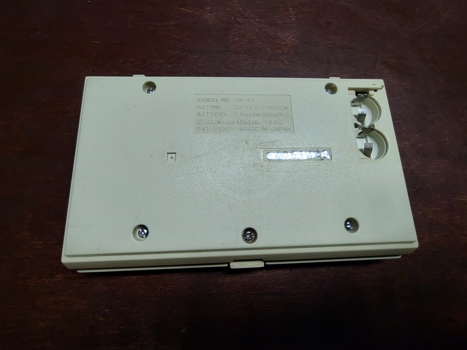 NINTENDO Oil Panic Game & Watch OEM works working OP-51 1982 Game & Watch