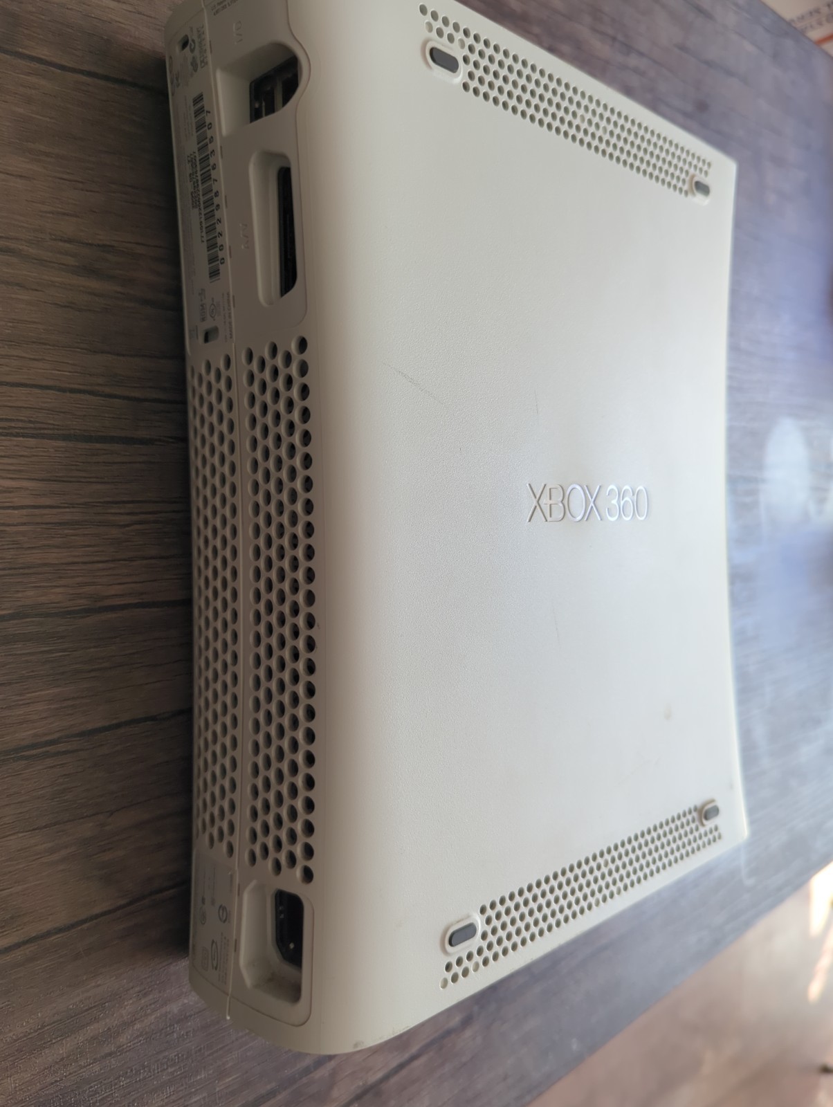 Original Microsoft XBox 360 System CONSOLE ONLY FAT For Parts Or Repair.