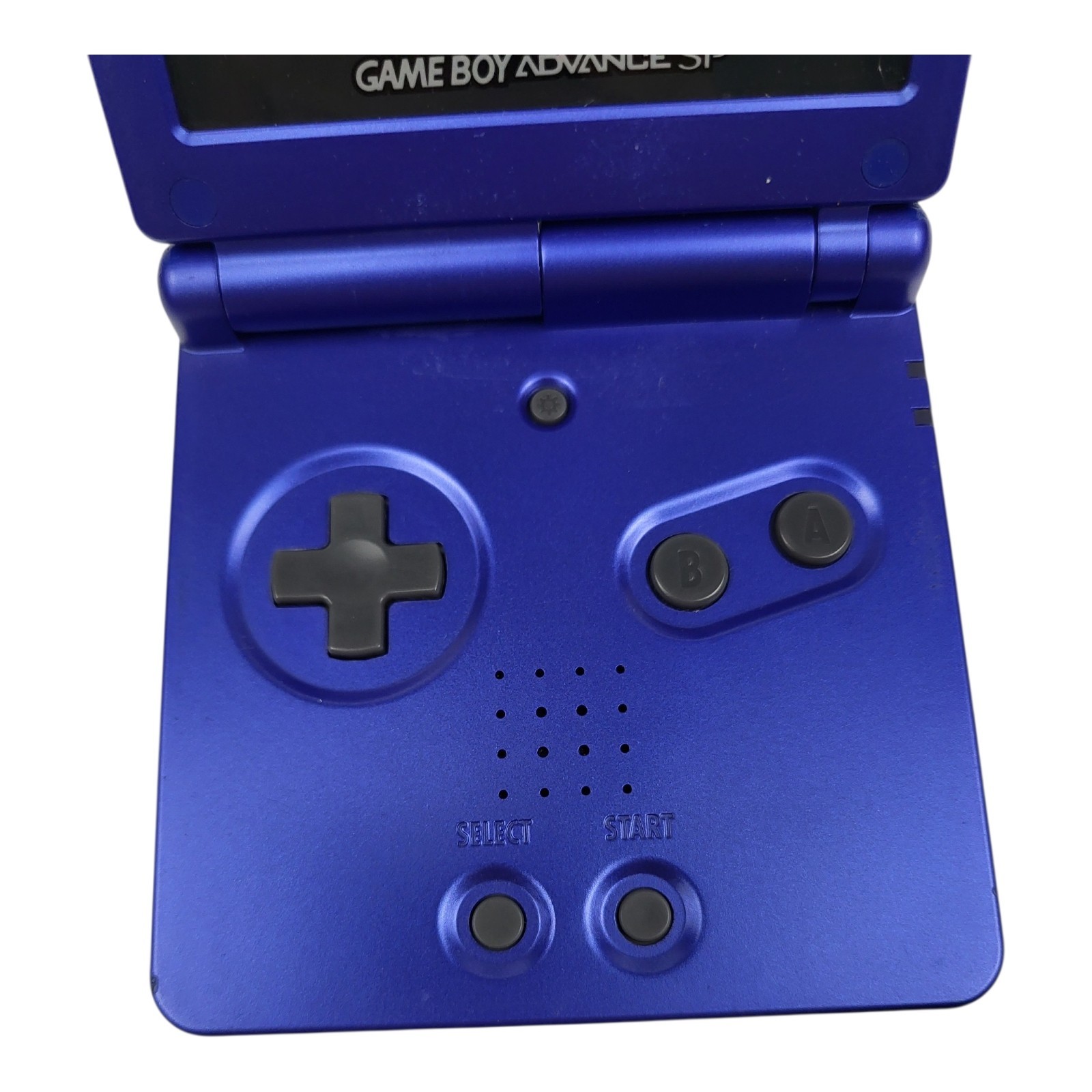 Cobalt Blue Nintendo Game Boy Advance SP AGS-001 Video Gaming Handheld Working