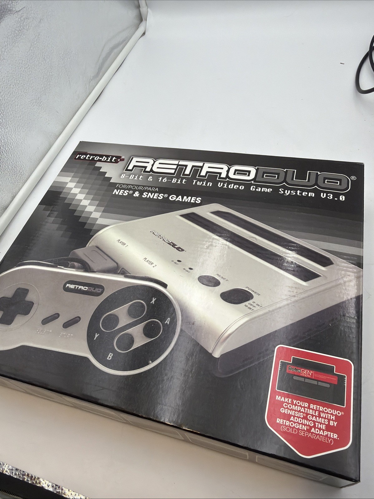 Retro Bit Retro Duo Console System For NES + SNES New Open Box