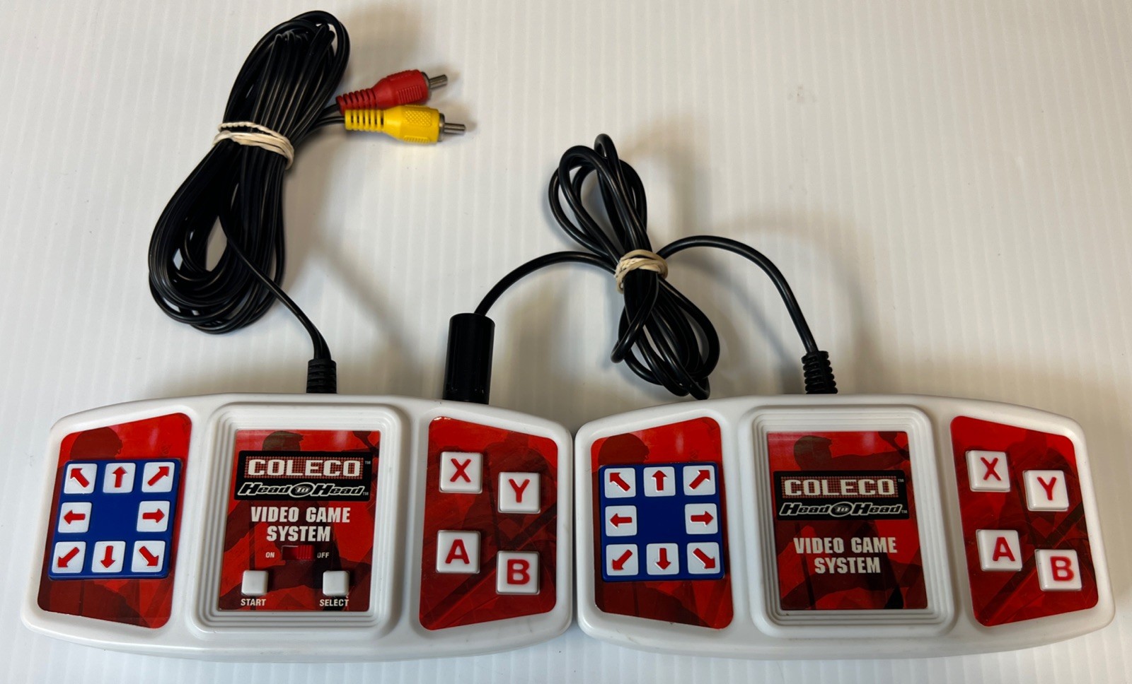 Coleco Head to Head Video Game System Plug In Play preowned family games