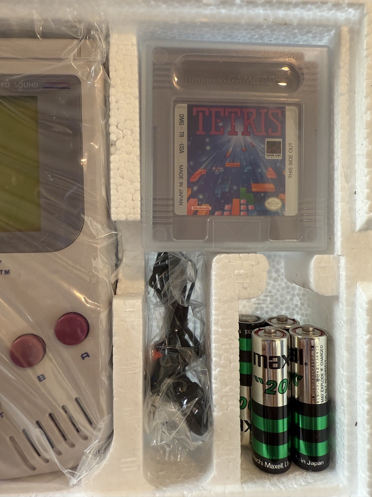 Nintendo Game Boy Launch Edition Handheld System – Opened- Mint Condition