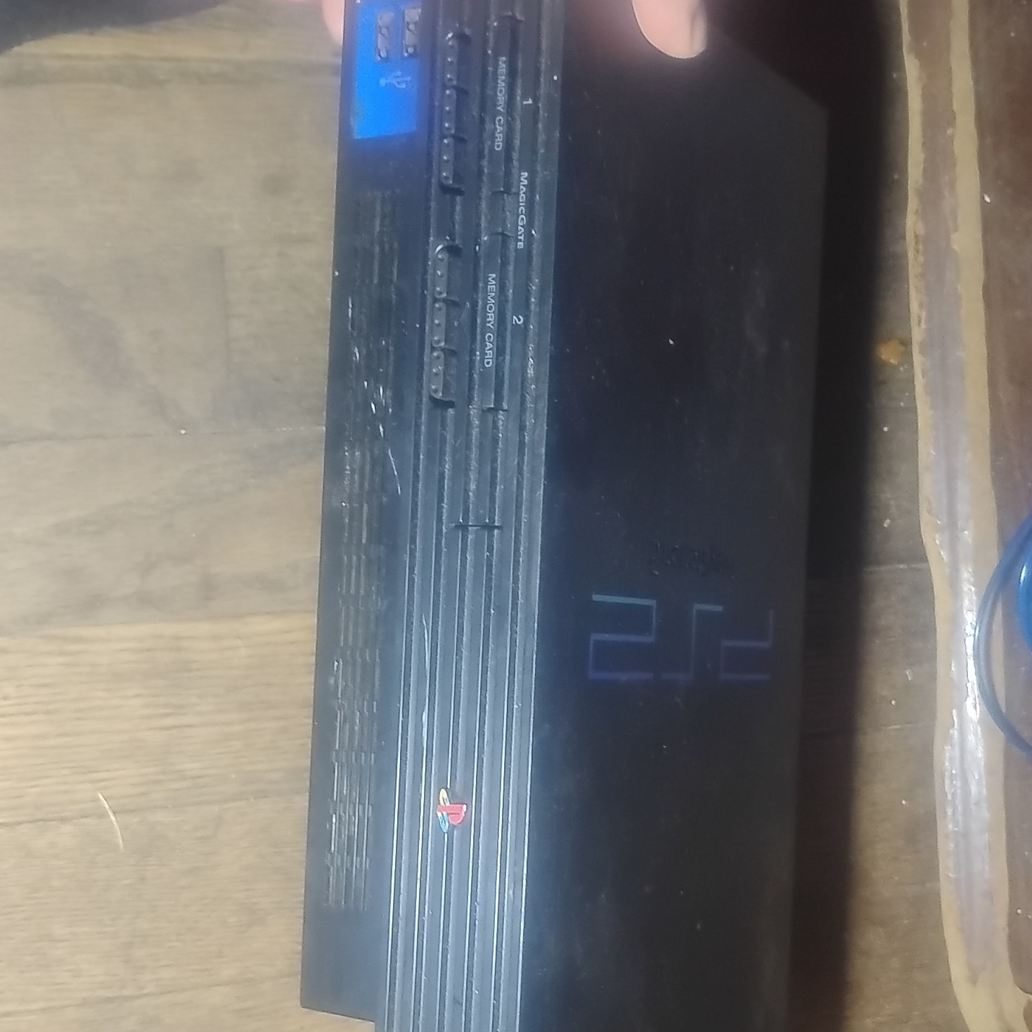 Sony PlayStation 2 Black Console with 2 8MB & 1 16MB Memory Cards