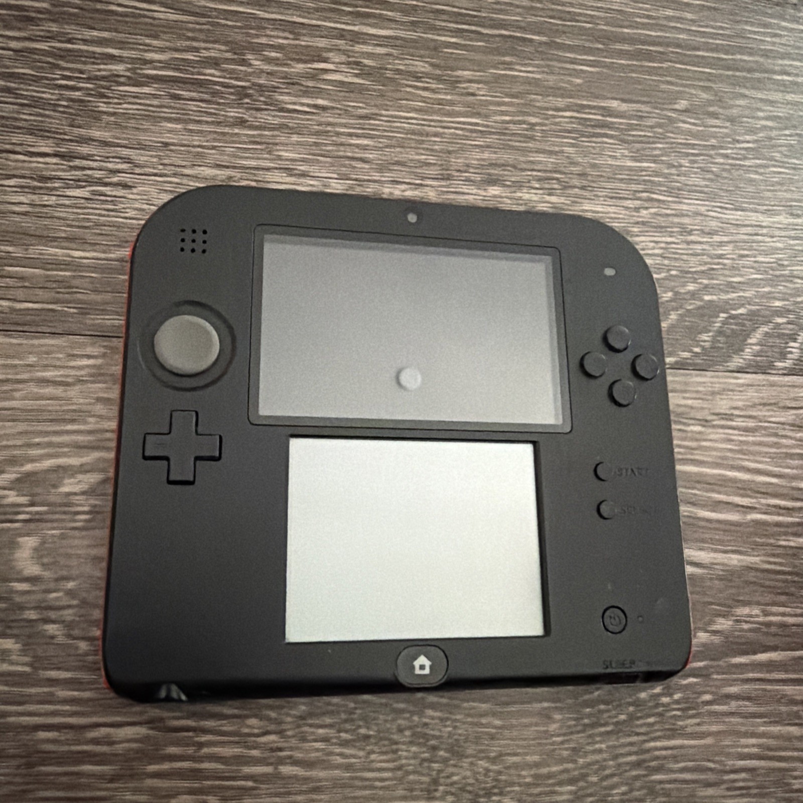 Nintendo 2DS Launch Edition Crimson Red Handheld System + 2 Games + Charger
