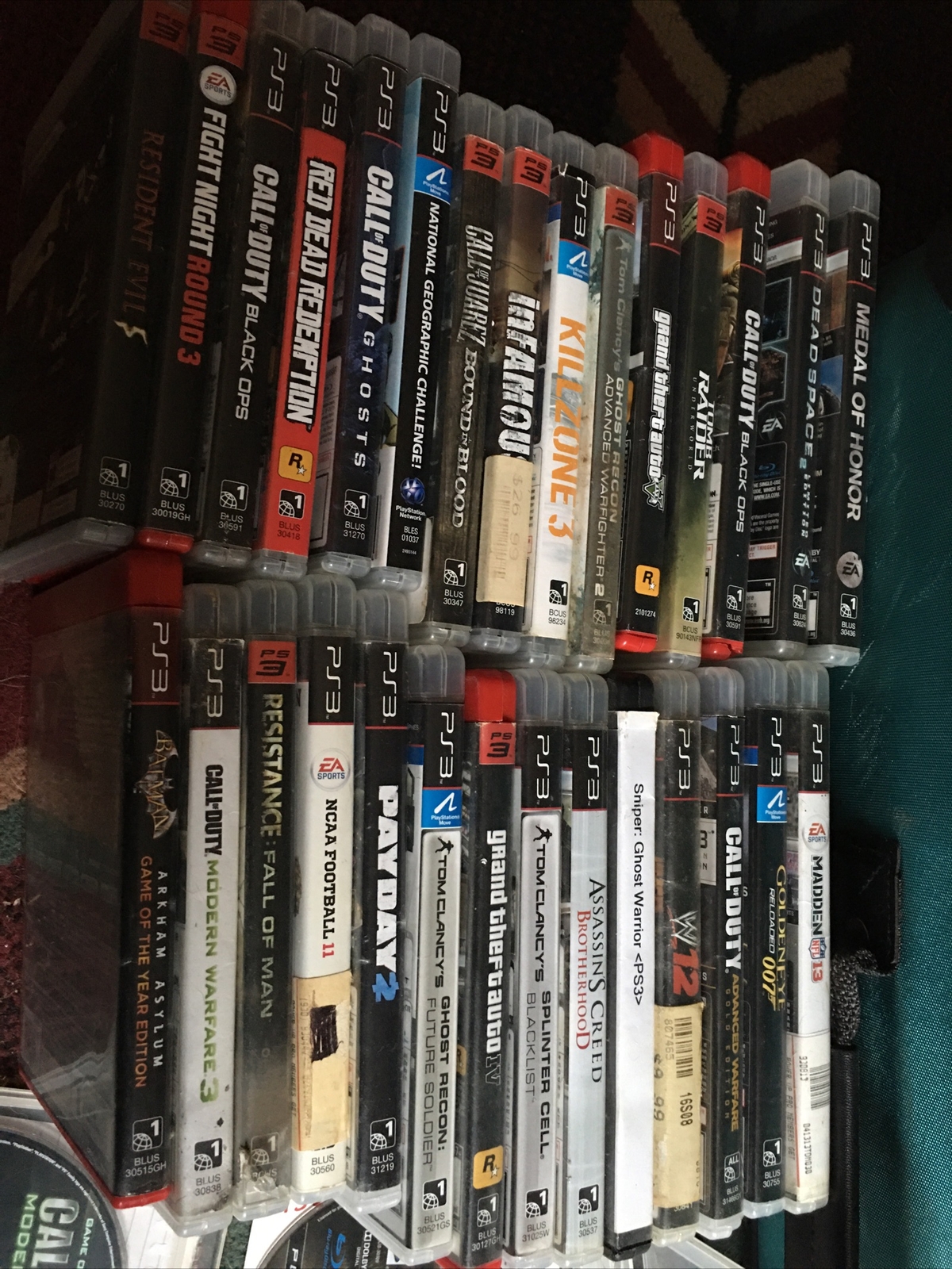 PS3 Slim Model CECH-2101A 120Gb Plenty Games And 4 Remotes