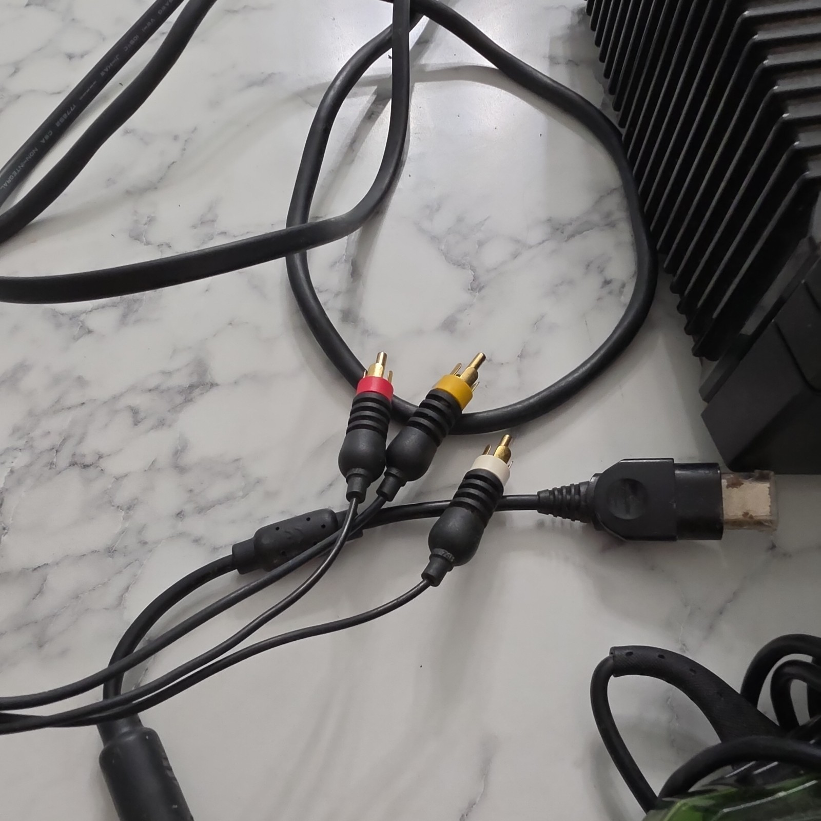 Original Xbox Console (cords + controller)