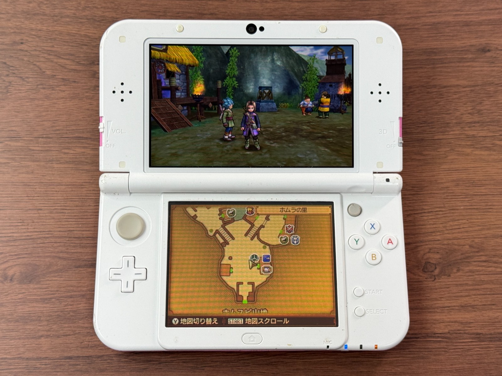 Nintendo New 3DS XL Pink White Console Tested Japan ver R6181