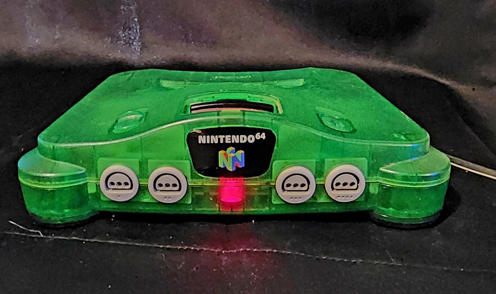 Nintendo 64 Jungle Green Console expansion pak & power chord only model NUS 001